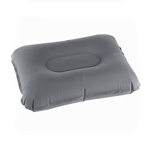 Almohada inflable ergonómica gris tamaño mediano miniatura 1