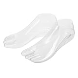 Artibetter リアルな女性足マネキン プラスチック製脚模型支架 透明厚手 靴下サンダル展示用 脚形ディスプレイスタンド 耐久性あり 小売店撮影