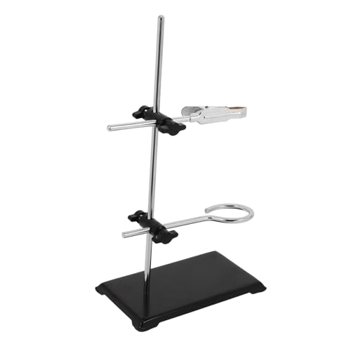 CHILDWEET Set Iron Stand Lab Stand Lab Equipment Laboratory Stand Support Holder Lab Ring Stand Chemistry Laboratory Stand Laboratory Clamp Stand Laboratory Flask Clamp Plastic Black