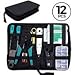 SGILE 12 in 1 Network Repair Kits Professional Network Tools Kits Computer Maintenacnce Lan Cable Tester Computer & Mobile Device Repair Kits