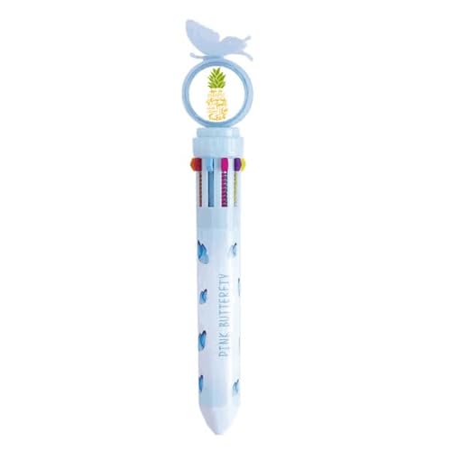 Stylo à bille rétractable multicolore no/no Be a Sweet PineFruit idée cadeau originale