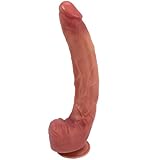 14 Inch Realistic Huge Dildo Sex Toys, Big Thick Dildos with Suction Cup for Anal G-spot Stimulate, Long Flesh Dildo Like Real Skin, Gaint Dildos for Men Women Sexual