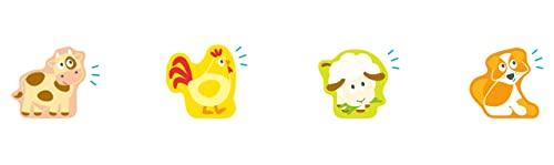 Hape Bauernhof-Geräusche-Puzzle - Soundpuzzle, aus Holz, Lernspielzeug mit Tiergeräuschen, Motorik- und Wahrnehmungstraining, pädagogisches Spielzeug für Kinder ab 18 Monaten