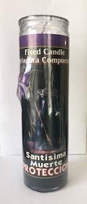 Santa Muerte Proteccion Fixed Candle