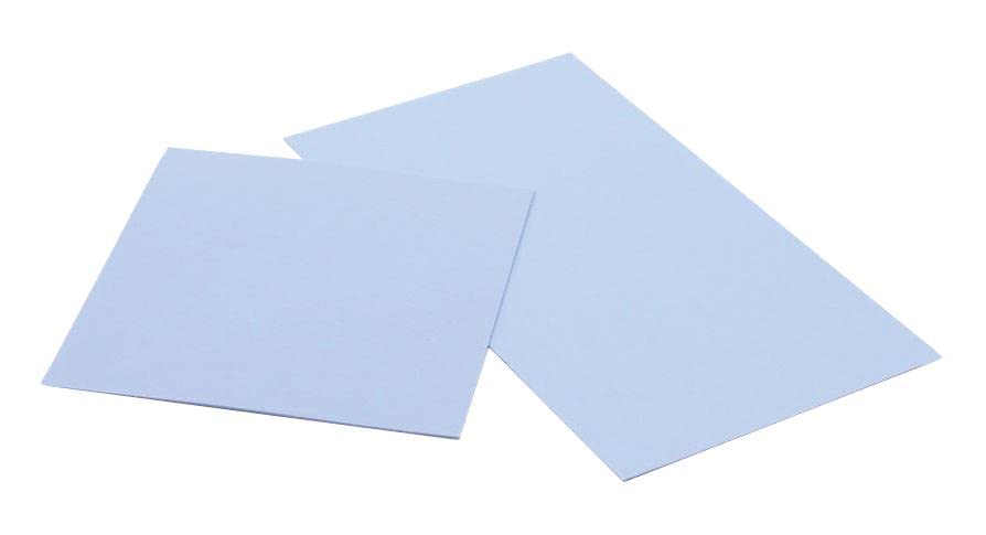 MPGCS-030K-200-1.0 Lot de 1 tampon thermique en silicone Bleu 200 x 1 mm