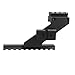 Aluminum Alloy Mount with Picatinny Top and Bottom Rails, Universal Pistol Scope Mount,Tool-Free Installation