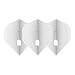 L-style L1 Standard Dart Flights – PRO – Clear White – 1 Set (3 Flights)