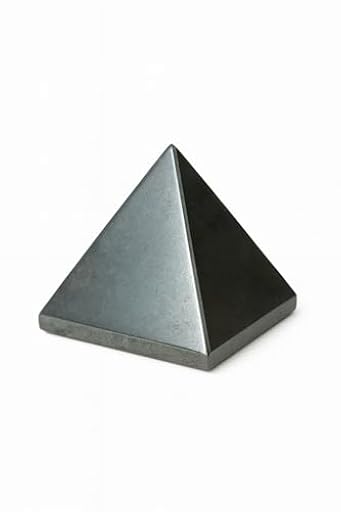4CM Pirámide Hematita Natural - pirámide Cristales Pulidos con Propiedades Energéticas, pirámide piedra (Hematita, 4CM) | Ya disponible en tu tienda friki favorita! En mundofriki.es!