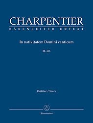 Bar onglet charpentier M. A. – DANS Nativit respiratoires Domini Canticum – CONDUCTEUR classique Partitions Chant Choeur et ensemble