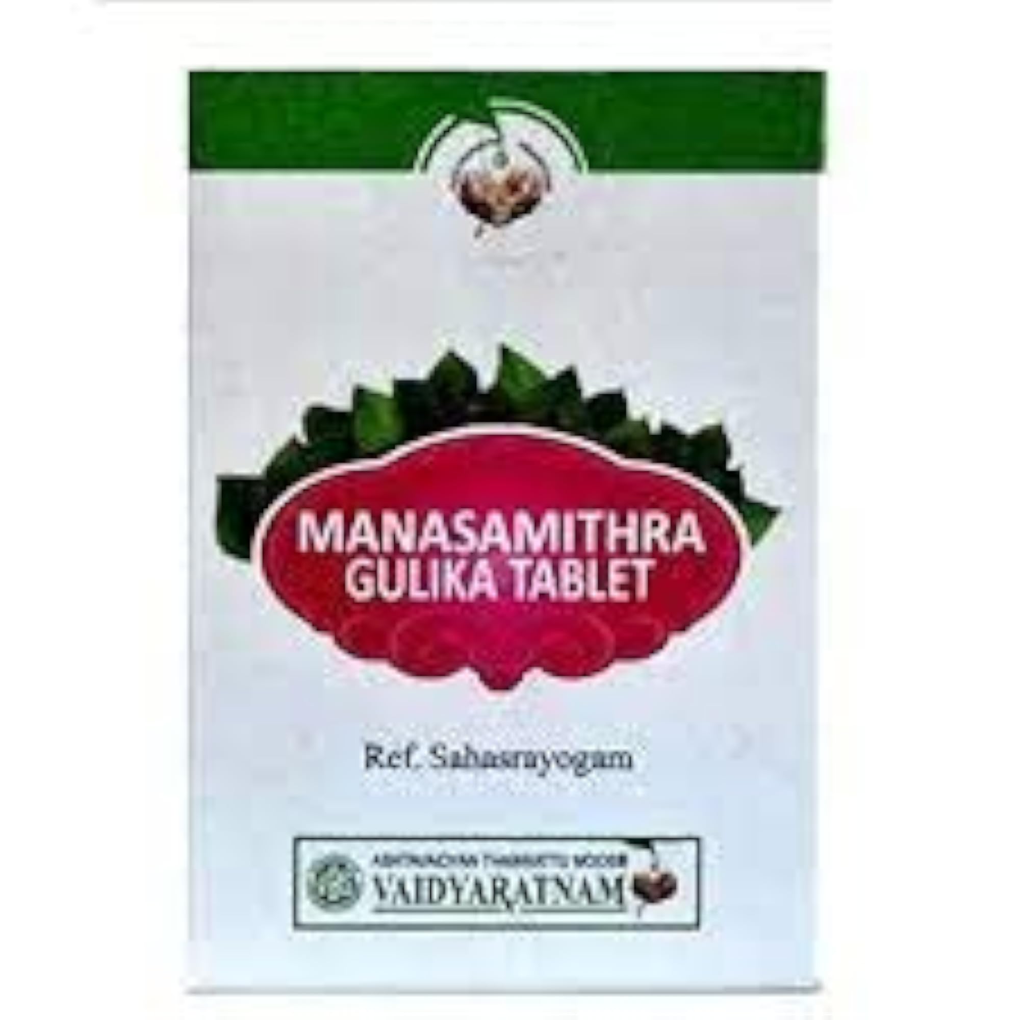 Vaidyaratnam Manasamithra Gulika Herbal Tablets, 100 Count