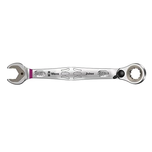 Wera Joker Switch Maul-Ringratschen-Schlüssel, zöllig, umschaltbar, 9/16 Zoll x 187 mm, Pink, 05020079001