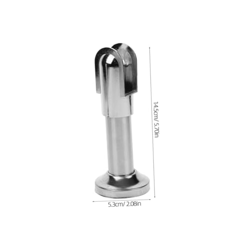 Support de cloison toilettes inox x4 pour fixations de WC publics - 3