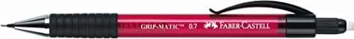 Faber-Castell Poly Matic 0.7mm Mechanical Pencil - Black, Ergonomic Triangular Grip With Twist-Out Eraser