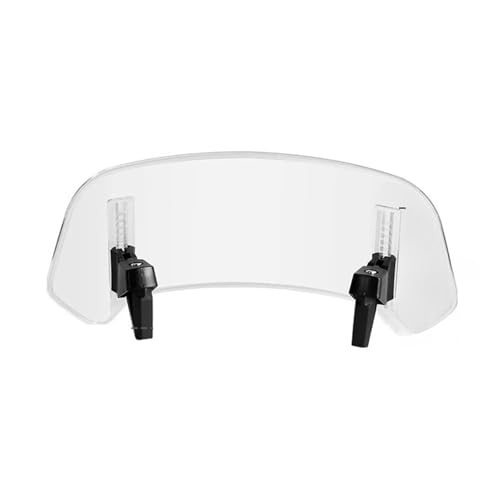Déflecteur d'air pour pare-brise de moto extension rigide haute clarté XL 650 700 1000V