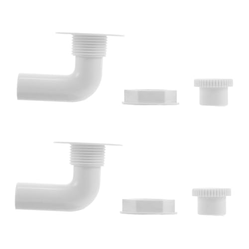 Homoyoyo 2 Tapones De Plástico para Refrigerador Tapón De Drenaje para Congelador Tapón De Drenaje Reemplazo De Tapa Blanca