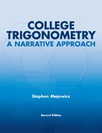 Paperback College Trigonometry A narrative approach Book