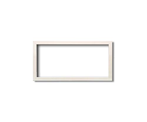 【長方形額】厚みのある作品収納可納 縦横兼用 横長額 ■厚み19mmまで長方形額 (パールホワイト, 300×150mm)