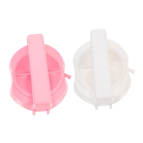 PHENOFICE 2pcs Dumpling Maker Mold Flour Tortilla Press and Chapati Maker Versatile Kitchen Tool for Homemade Dumplings Tortillas and Pastry Wrappers and Random Styles