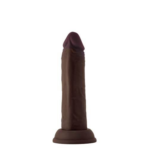 Shaft Modèle J Liquid Silicone Dong Acajou Godemichets Réalistes Black 14,47 Cm