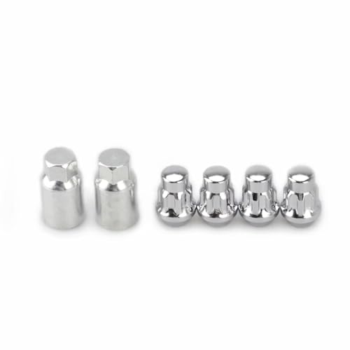 Compatible With Hyundai For Azera 2006-2019 �ƌ݊��� 4 �� 12x1.5mm �������b�N�z�C�[���i�b�g�e�[�p�[�{���g�ƃL�[����h�~ ���b�N���z�C�[���i�b�g