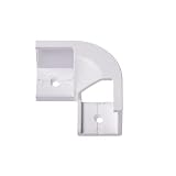 Aftertech WSPÓŁ KĄTKOWY DLA PROFILÓW ALUMINIOWYCH AFTERTECH CURVA 90° PLASTICZNE (dla profili 1919F - SZARY - M4K2)