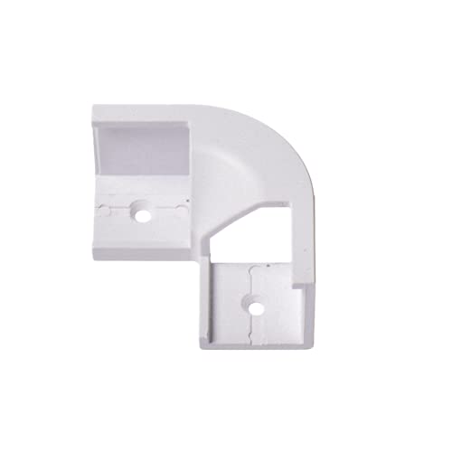 Aftertech WSPÓŁ KĄTKOWY DLA PROFILÓW ALUMINIOWYCH AFTERTECH CURVA 90° PLASTICZNE (dla profili 1919F - SZARY - M4K2)