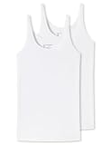Schiesser Damen 2 Pack Trägertop Unterhemd Baumwolle - 95/5