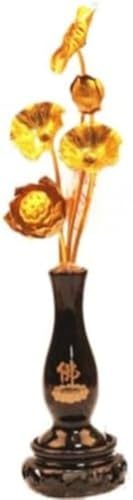 常花 仏花 常花セット 花立て お仏壇用仏具 蓮花 はすはな 花立付き 金メッキ 蓮華 仏壇 仏具 仏前 法事 法要 お盆 命日 飾り お彼岸 お供え 盂蘭盆会 初盆 新盆 祭壇 枯れない (とうじきのかびん,Small)