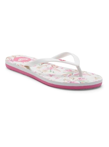 Roxy By The Sea - Beach Flip-Flops for Women - Chanclas de playa - Mujer - 36 - Blanco.