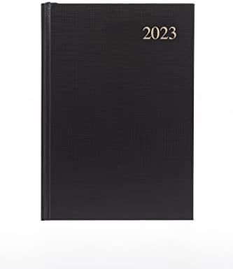 Collins Essential A5 Week to View 2023 Diary - Grey - Calendar Year Weekly Diary, Journal and Planner for business, office and personal