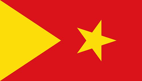 Drapeau du Tigray XL grand format 90x150 cm pour intérieur et extérieur