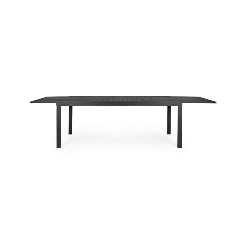 TAVOLO ALLUNGABILE BIZZOTTO HILDE ANTRACITE 75 X 200/300 X 100 CM
