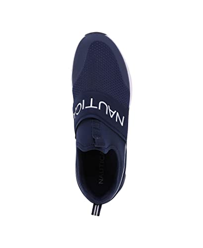 Image of Nautica Men's Slip-On Sneakers - Casual Fashion Shoes for Walking, in Medium & Wide Widths