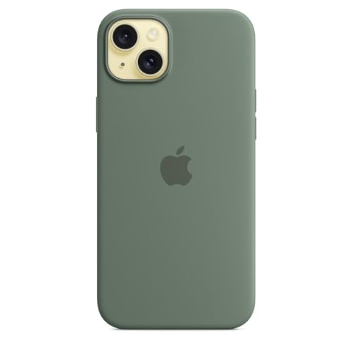 Apple iPhone 15 Plus Silicone Case with MagSafe - Cypress - MT183ZM/A - image 2