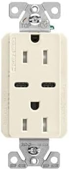 USB-C Charger with Duplex Receptacle