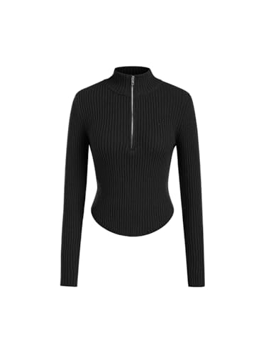 Image of CIDER Women's Rib Knit Long Sleeve Sweater