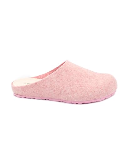 Chaussons feutre femme bleu indigo Grunland PAMO CB2017 semelle ergonomique