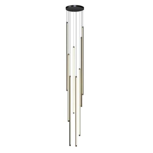 Plafonnier réglable en aluminium avec 12 têtes LED variables