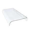 Clear Canopy for Front Door Window Awning 36" 44" 52" 64" 72" 96" Outdoor Door Rain Shelter Garden Porch Patio Entry Roof Canopy Transparent rain Protection Cover (Size : 20"x63")