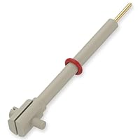 Labasics Platin-Elektrodenhalter mit 10x15mm Platinplatte, 99,99% Reinheit, Hochtemperaturbeständige PEEK-Schale, für Elektrochemische Experimente und Laboranwendungen