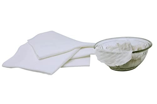 Organic Cotton Facial Cleansing Cloths- Set Of 10 Reusable & Washable Muslin Makeup Remover Muslin Face Cloth - Cotton Facial Exfoliator - Muslin Cloth Makeup Remover Wipes - Extremely Soft #TOP5