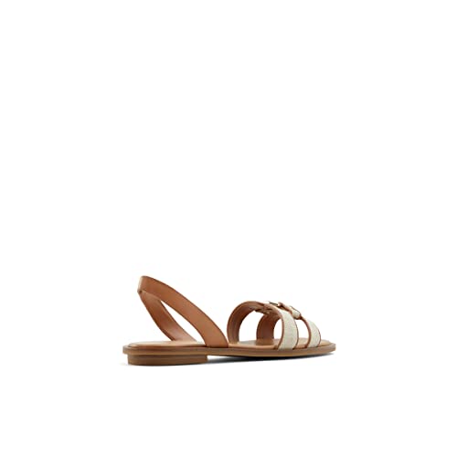 Aldo Womens Fandra Flat Sandal, Beige, 8.5 Us #TOP2
