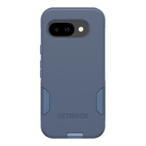 Image of OtterBox Google Pixel 9a Commuter Series Case - Baby Blue Jeans, Slim & Tough, Pocket-Friendly, with Port Protection