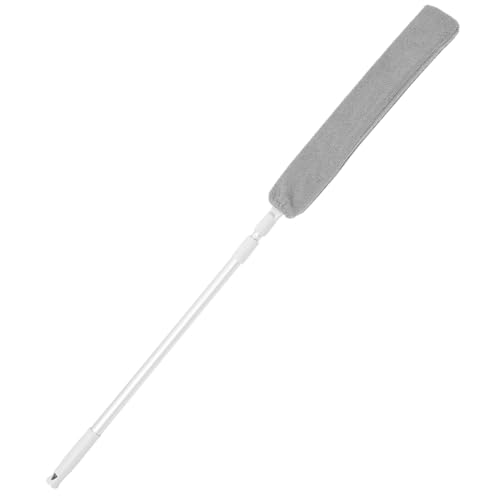 VALICLUD Plumero Microfibra Extensible y Flexible para Limpieza Hogar Removedor de Polvo y Telarañas Persianas y Superficies Altas Uso para Cabezal Lavable y Duradero