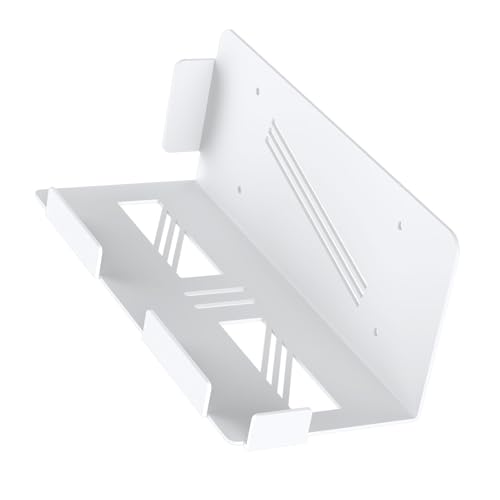 Soporte de pared para consola en color blanco para organizar el entretenimiento en casa 6