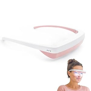 Luminette 3 Lunettes de luminothérapie – Lampe de Luminothérapie Portable pour les Troubles du Sommeil et le Blues Hivernal – Déjà Plus de 2000.000 Utilisateurs Satisfaits (Rose)