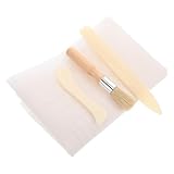 Gatuida Buchbindeset mit Buchbindeleinen Falzbein und Klebepinsel Reparaturmaterial für Antike Bücher Langlebig und Vielseitig Buchbinder Reparaturset für Buchrestaurierung