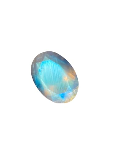 Pierre de lune pour la fabrication de bijoux, gemme ovale 12x17mm pour collier DIY