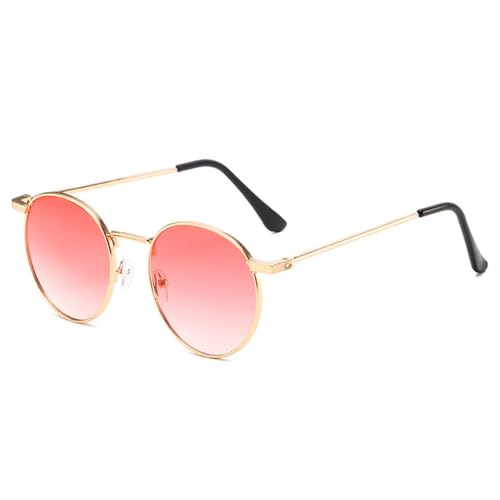 Lunettes de soleil rondes punk pour festival et ville verres océan clairs