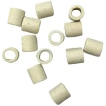 Straight Ceramic Bead Tube - Alumina Ceramic Pipe Heater, Abrasion-Resistant, ID 8-12mm, Lightweight & Customizable3X5X10mm